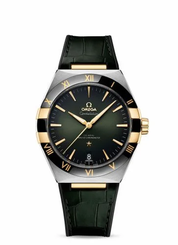 Omega Constellation Master Chronometer 41 Stainless Steel - Yellow Gold - Ceramic / Green 131.23.41.21.10.001 (13123412110001)